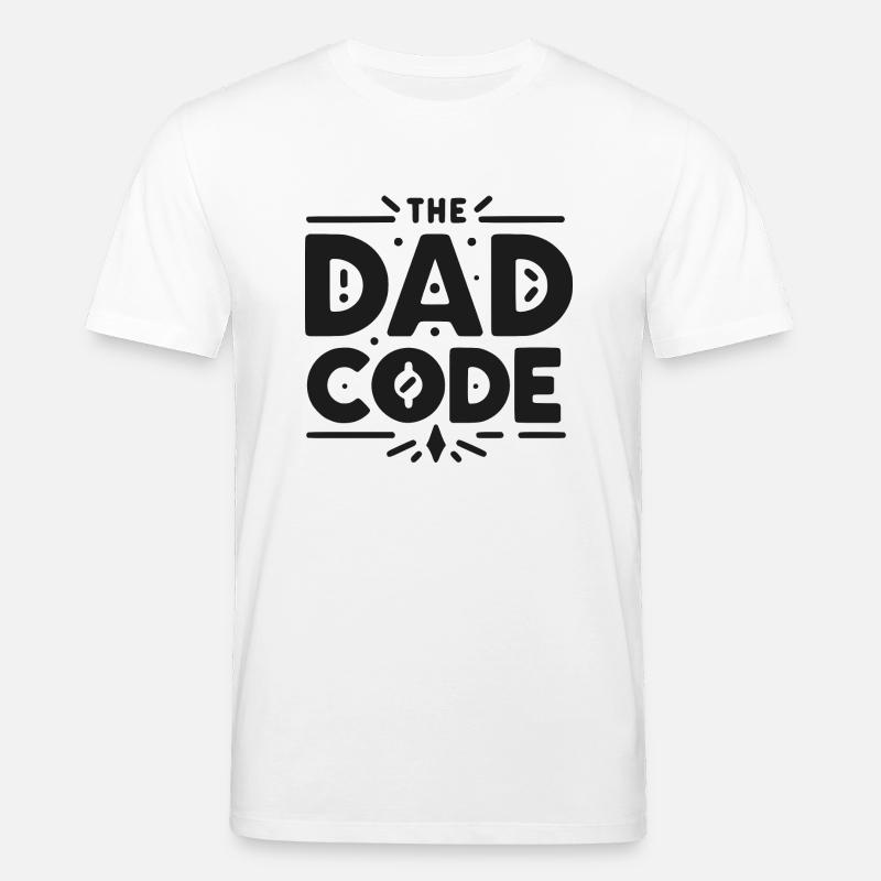 Le code du papa - T-shirt bio CREATOR Stanley/Stella Unisexe - blanc
