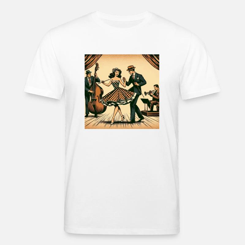 Retro-Tanzperformance - Stanley/Stella Unisex Bio-T-Shirt CREATOR  - Weiß