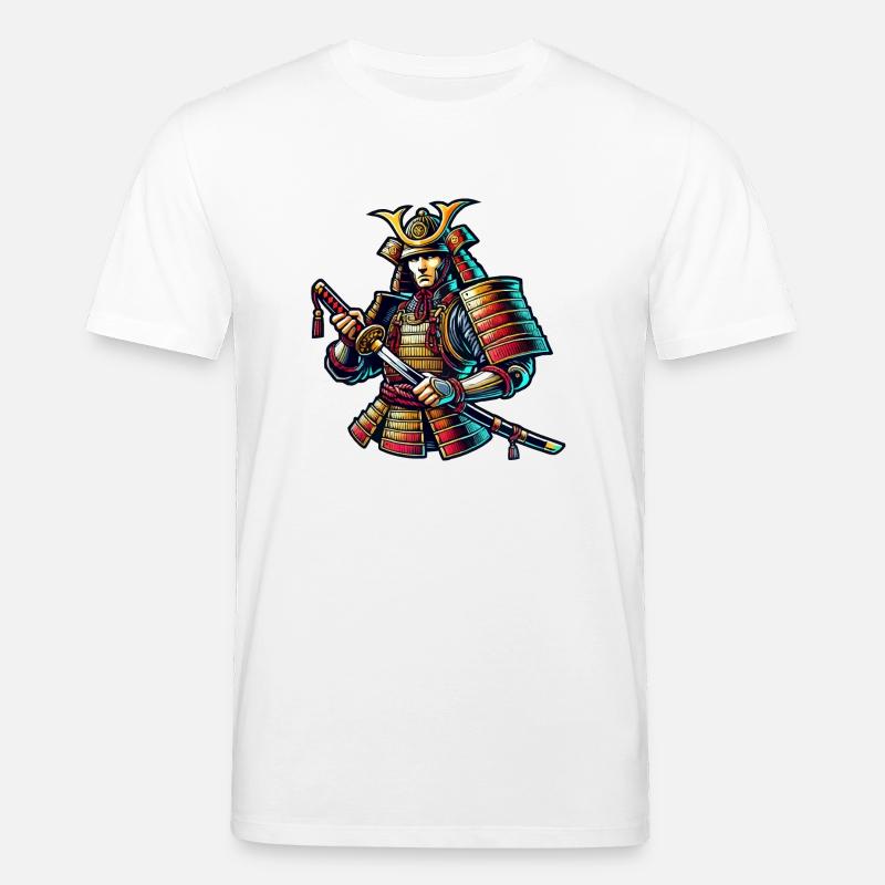 samurai - Stanley/Stella Unisex Bio-T-Shirt CREATOR  - Weiß