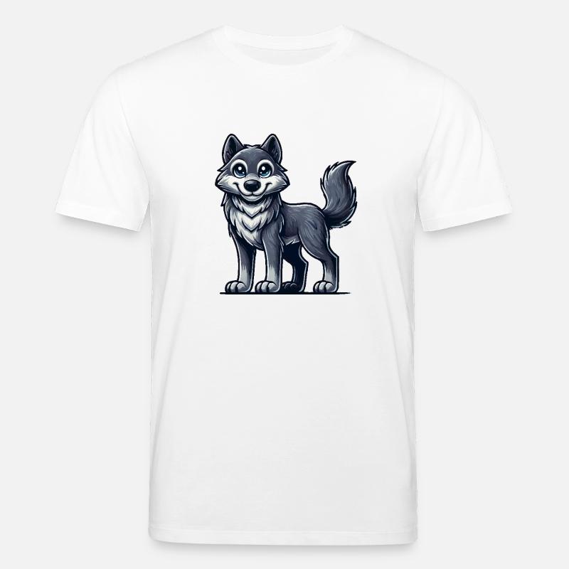 wolf - Stanley/Stella Unisex Bio-T-Shirt CREATOR - Weiß