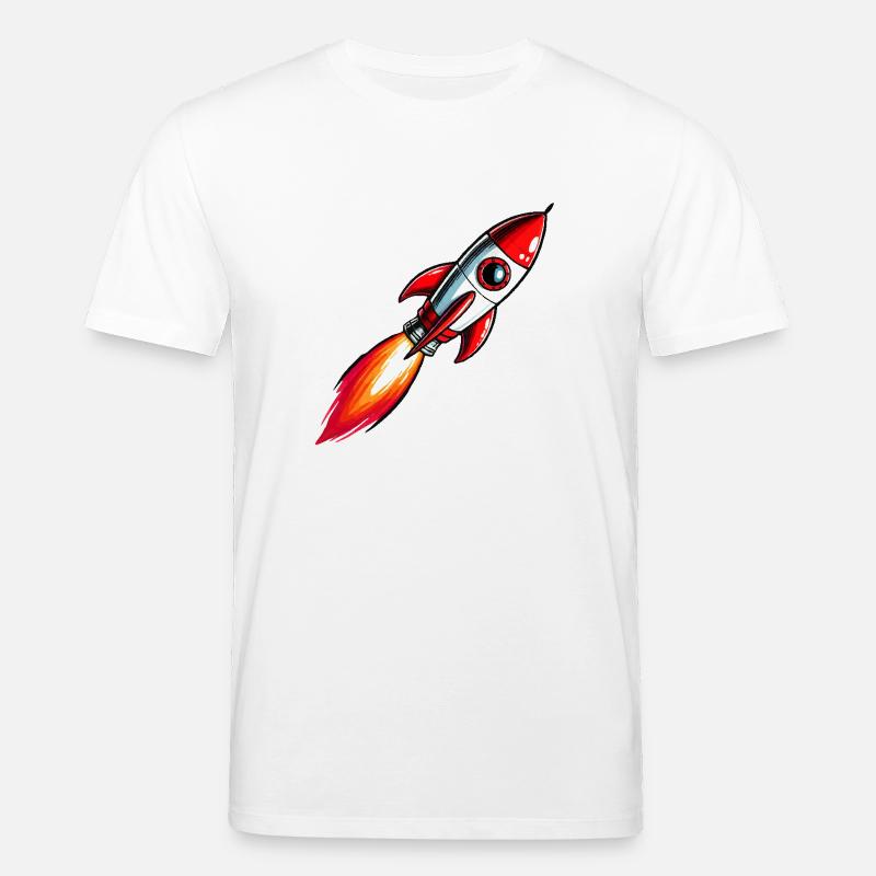 Rakete - Stanley/Stella Unisex Bio-T-Shirt CREATOR  - Weiß