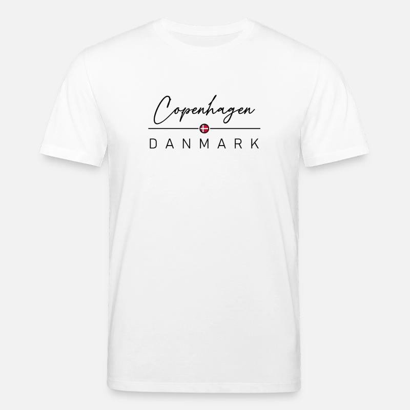 Danemark - Copenhague - Copenhague - Danemark - T-shirt bio CREATOR Stanley/Stella Unisexe - blanc