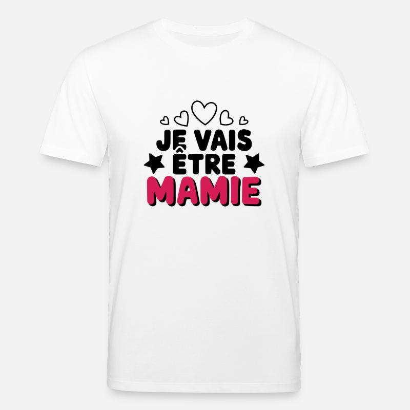 Ich werde Oma sein - Stanley/Stella Unisex Bio-T-Shirt CREATOR - Weiß