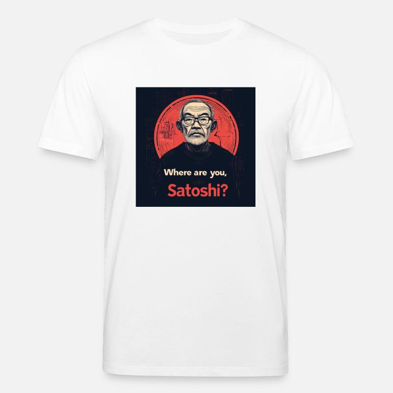 Bitcoin Satoshi Nagamoto - Stanley/Stella Unisex Bio-T-Shirt CREATOR  - Weiß