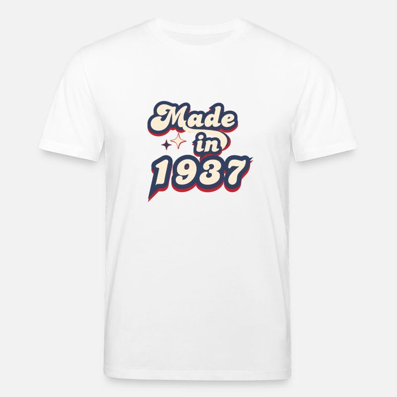 Made in 1937 retro - T-shirt bio CREATOR Stanley/Stella Unisexe - blanc