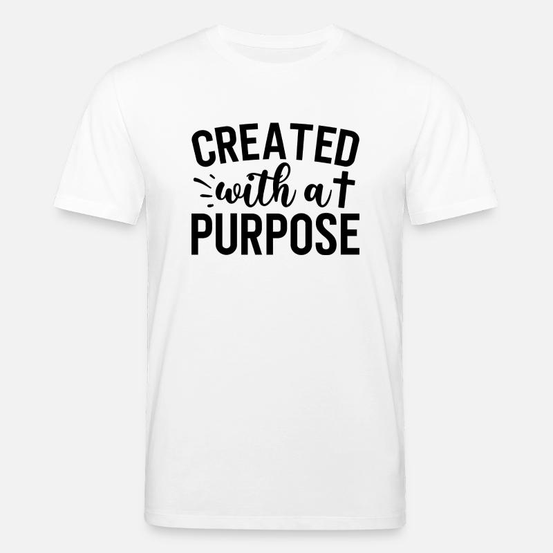 created with a purpose - Stanley/Stella Unisex Bio-T-Shirt CREATOR  - Weiß