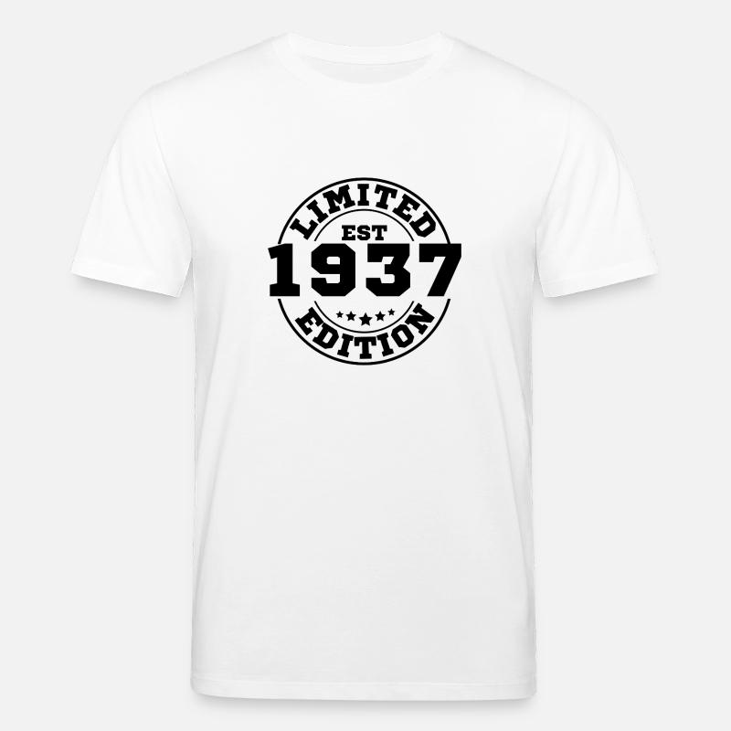 1937 Limitierte Auflage - Stanley/Stella Unisex Bio-T-Shirt CREATOR - Weiß