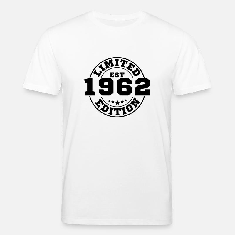 1962 Limitierte Auflage - Stanley/Stella Unisex Bio-T-Shirt CREATOR - Weiß