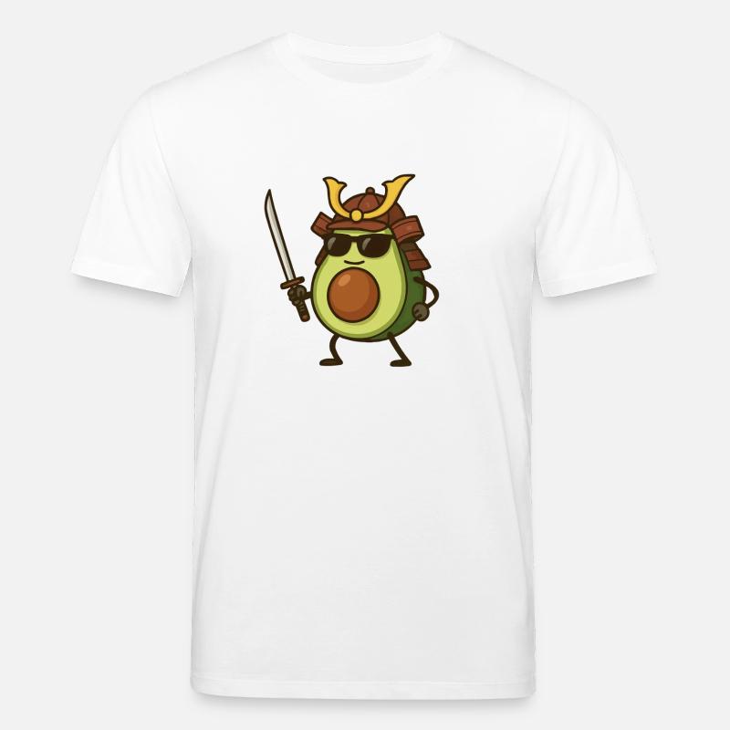 Avocat Samouraï - T-shirt bio CREATOR Stanley/Stella Unisexe - blanc