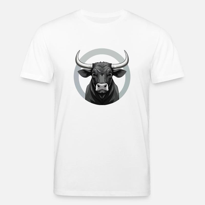 Stier im Ring - Stanley/Stella Unisex Bio-T-Shirt CREATOR  - Weiß