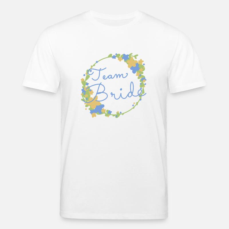 Team Bride /Team Braut - Stanley/Stella Unisex Bio-T-Shirt CREATOR  - Weiß