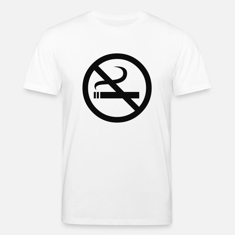 Rauchen Verboten - Stanley/Stella Unisex Bio-T-Shirt CREATOR  - Weiß