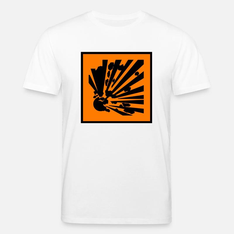 explosions gefahr - Stanley/Stella Unisex Bio-T-Shirt CREATOR  - Weiß