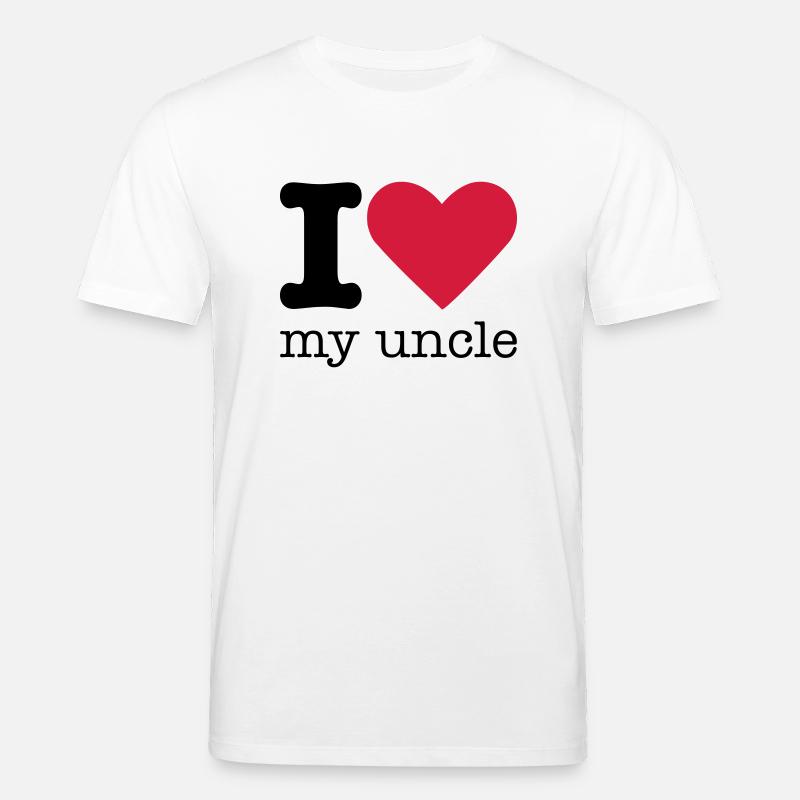 I Love My Uncle - Stanley/Stella Unisex Bio-T-Shirt CREATOR  - Weiß