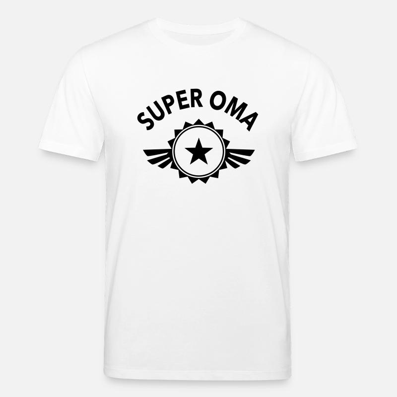 Super Oma - Stanley/Stella Unisex Bio-T-Shirt CREATOR  - Weiß