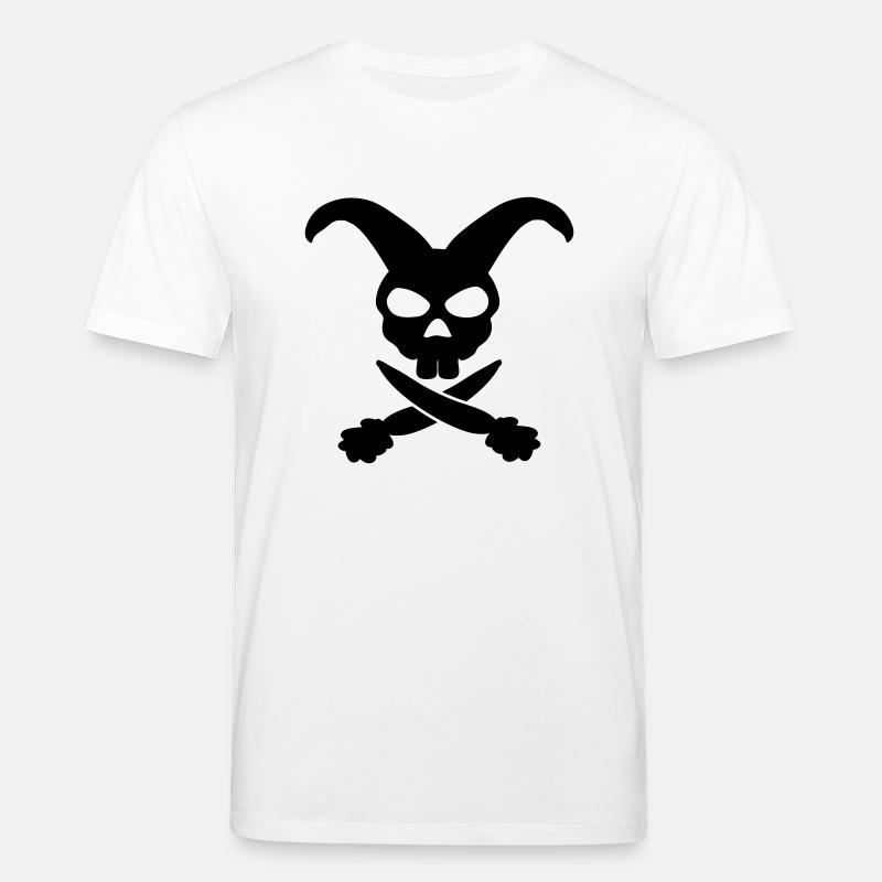 rabbit skull - Stanley/Stella Unisex Bio-T-Shirt CREATOR  - Weiß