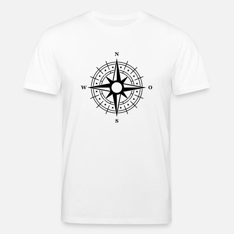kompass symbol - Stanley/Stella Unisex Bio-T-Shirt CREATOR  - Weiß