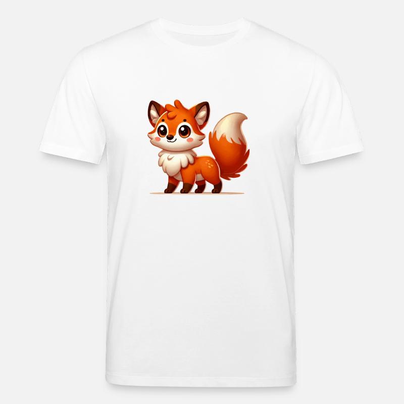 Fox Comic - Stanley/Stella CREATOR Unisex Organic T-Shirt - white