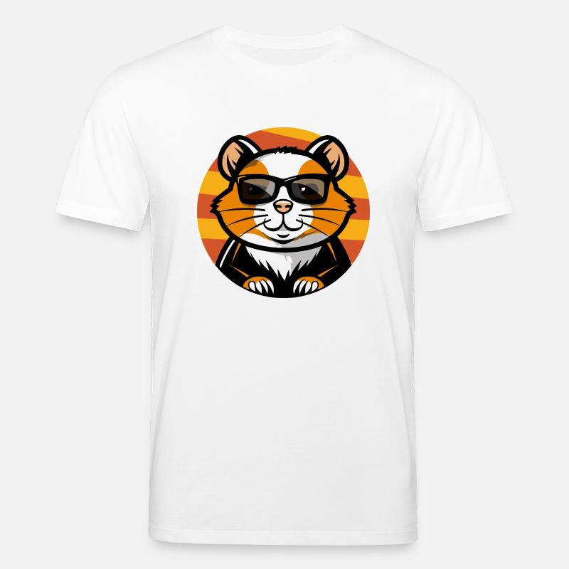 Hamster Cool Comic - Stanley/Stella Unisex Bio-T-Shirt CREATOR  - Weiß
