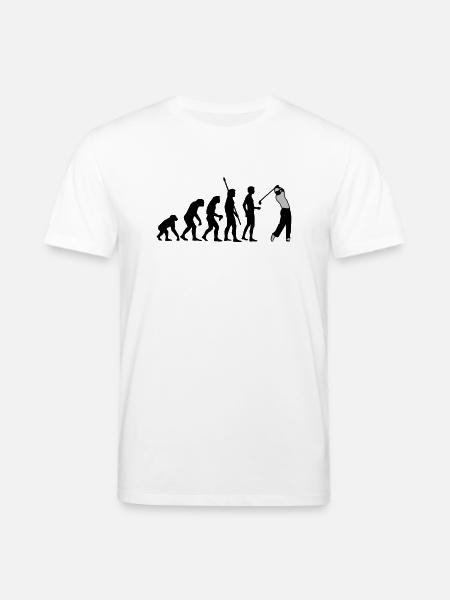 evolution_golf_b_2c - T-shirt bio CREATOR Stanley/Stella Unisexe - blanc