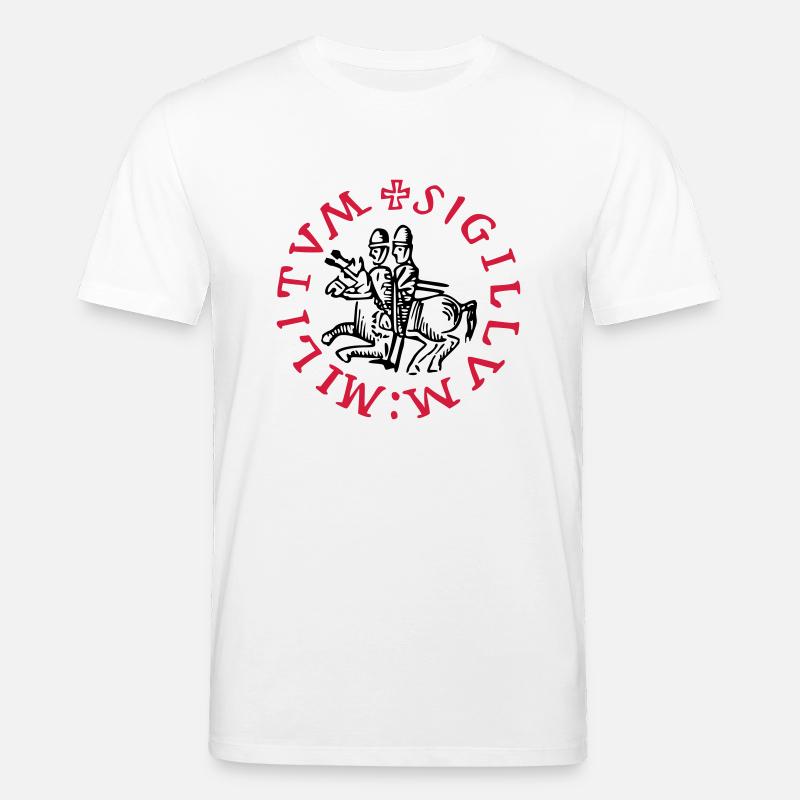 templars knights symbol - Stanley/Stella Unisex Bio-T-Shirt CREATOR  - Weiß