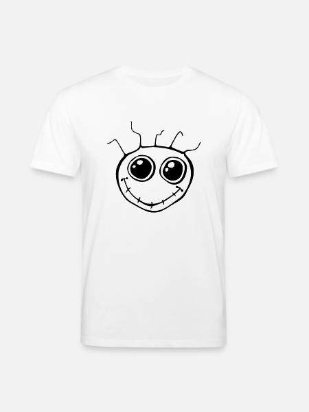 Fantazia Smiley Face - Stanley/Stella Unisex Bio-T-Shirt CREATOR - Weiß