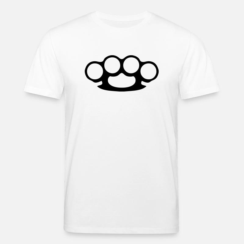 knuckle-duster - Stanley/Stella CREATOR Unisex Organic T-Shirt - white