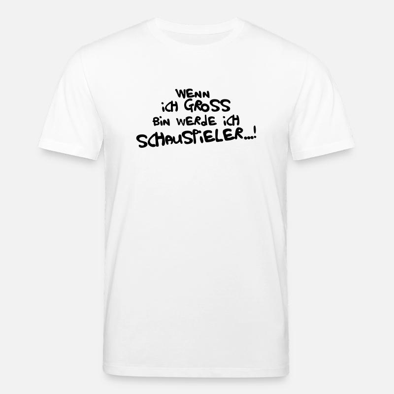 Ich werde Schauspieler - Stanley/Stella Unisex Bio-T-Shirt CREATOR  - Weiß