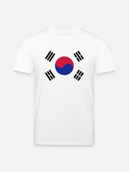 Korean Flag - Stanley/Stella Unisex Bio-T-Shirt CREATOR - Weiß