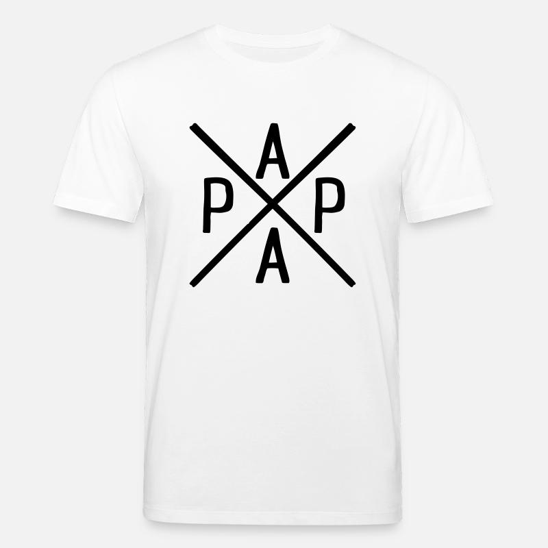 Papa - Stanley/Stella Unisex Bio-T-Shirt CREATOR  - Weiß