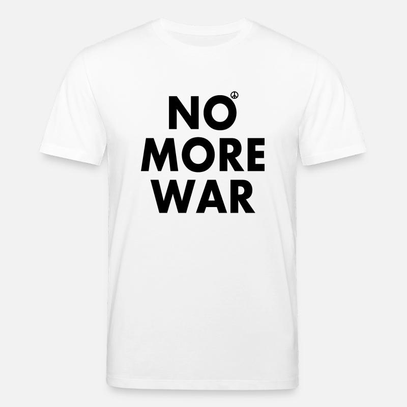 No more war - Stanley/Stella Unisex Bio-T-Shirt CREATOR  - Weiß