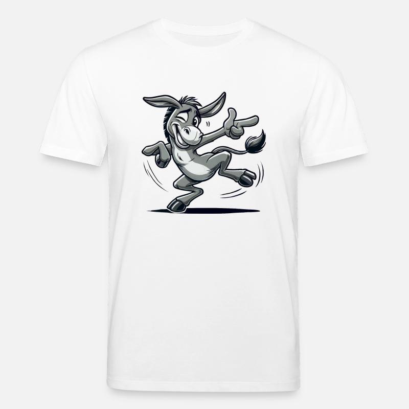 Esel Comic - Stanley/Stella Unisex Bio-T-Shirt CREATOR  - Weiß