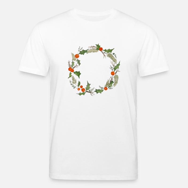 Winterkranz - Stanley/Stella Unisex Bio-T-Shirt CREATOR  - Weiß
