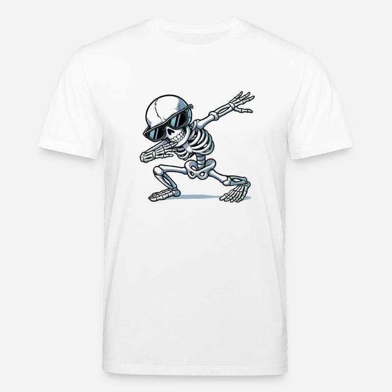skull dabbing - Stanley/Stella Unisex Bio-T-Shirt CREATOR  - Weiß