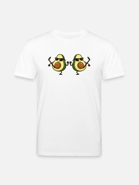 avocado karate 2 - Stanley/Stella Unisex Bio-T-Shirt CREATOR - Weiß