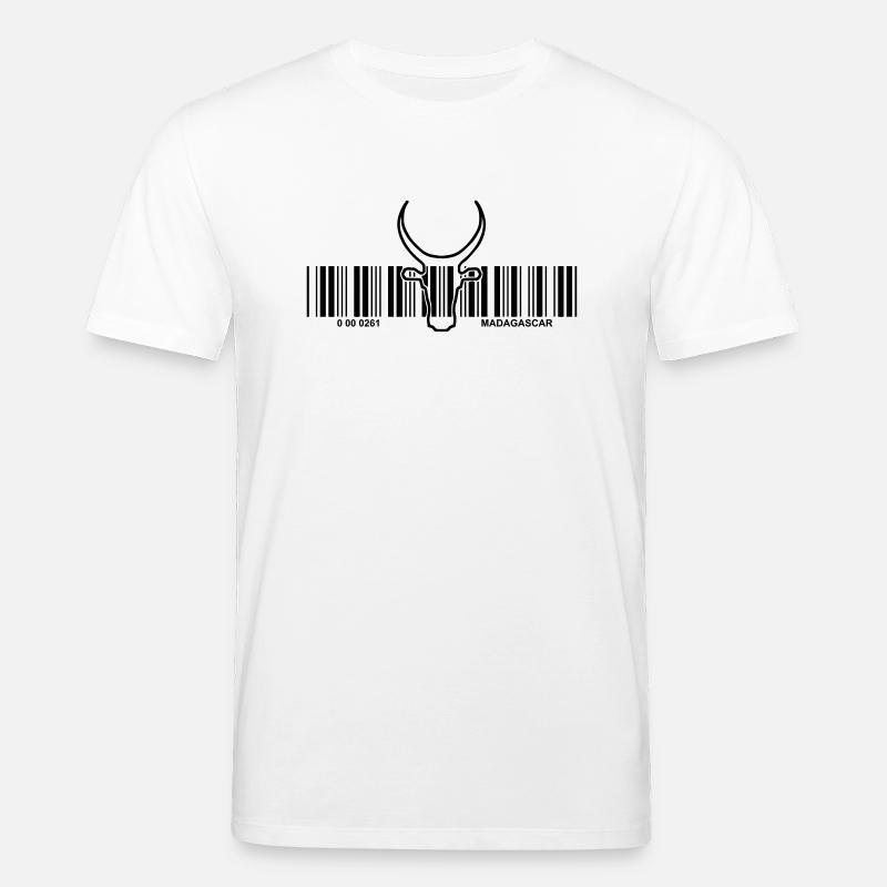 code barre zebu 2 - T-shirt bio CREATOR Stanley/Stella Unisexe - blanc