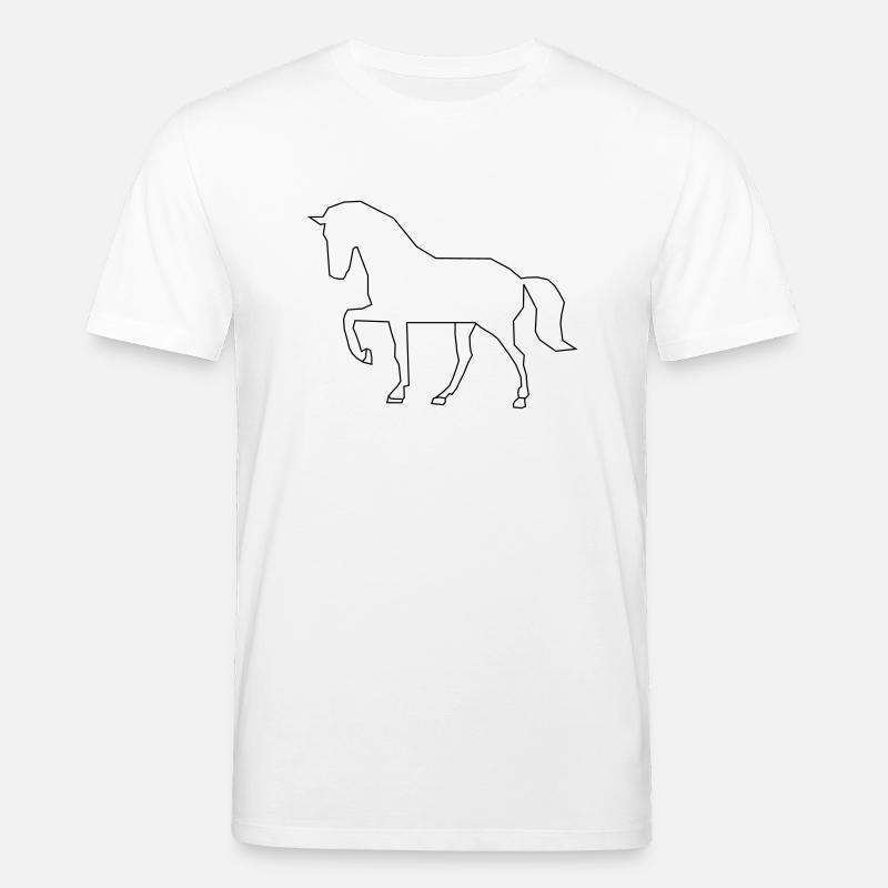 Pferd - Stanley/Stella Unisex Bio-T-Shirt CREATOR  - Weiß