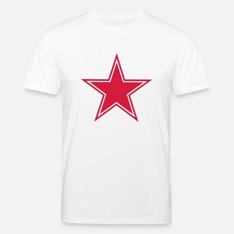 Red Star - Stanley/Stella Unisex Bio-T-Shirt CREATOR  - Weiß