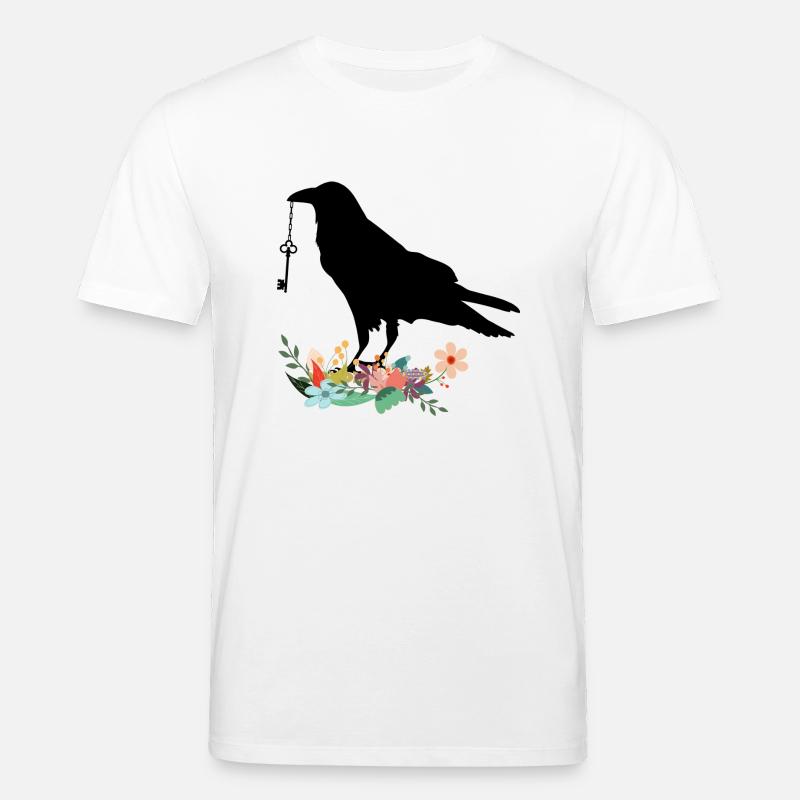corbeau - T-shirt bio CREATOR Stanley/Stella Unisexe - blanc