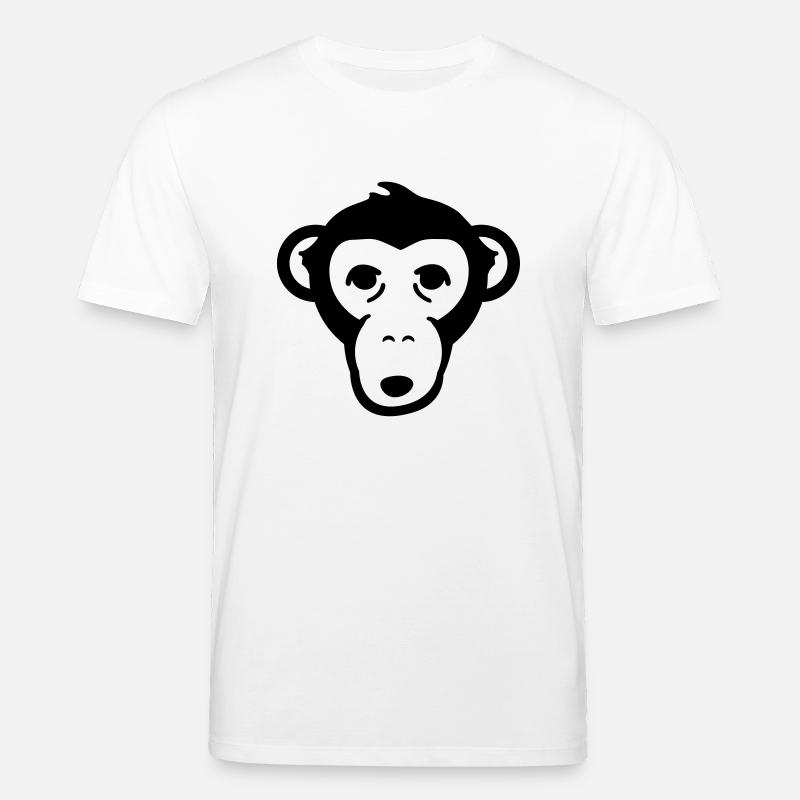 monkey_1_f1 - Stanley/Stella Unisex Bio-T-Shirt CREATOR  - Weiß
