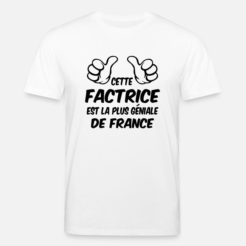 MEILLEURE FACTRICE - T-shirt bio CREATOR Stanley/Stella Unisexe - blanc