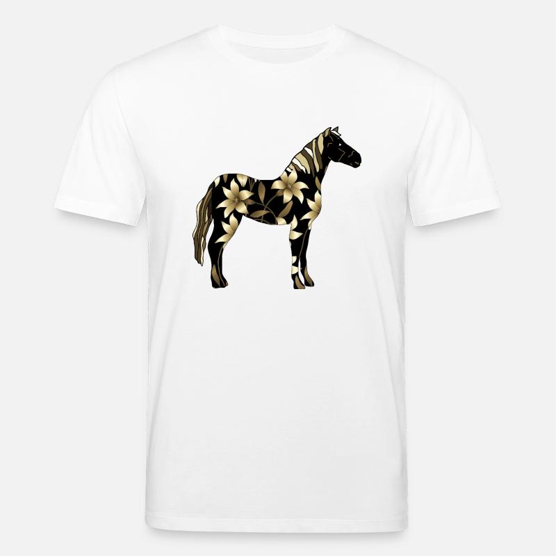 Pferd - Stanley/Stella Unisex Bio-T-Shirt CREATOR  - Weiß