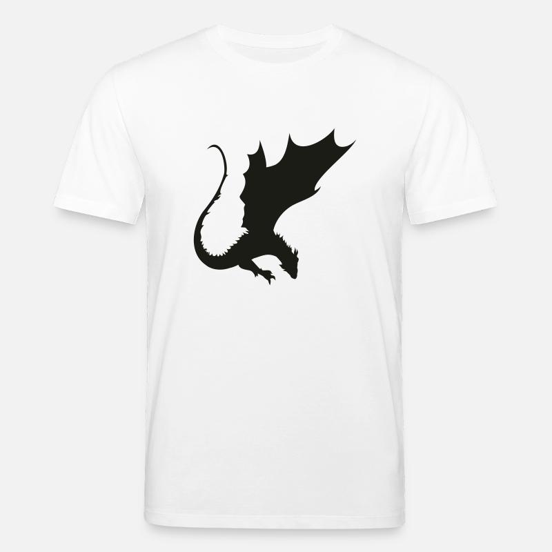 Drachen Design - Stanley/Stella Unisex Bio-T-Shirt CREATOR  - Weiß