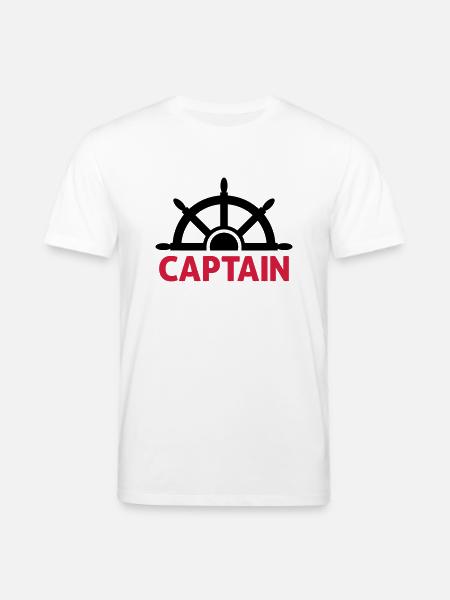 captain - Stanley/Stella CREATOR Unisex Organic T-Shirt - white
