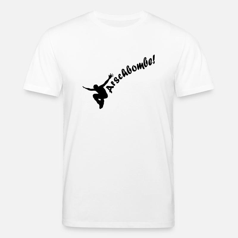 Arschbombe! - Stanley/Stella Unisex Bio-T-Shirt CREATOR  - Weiß