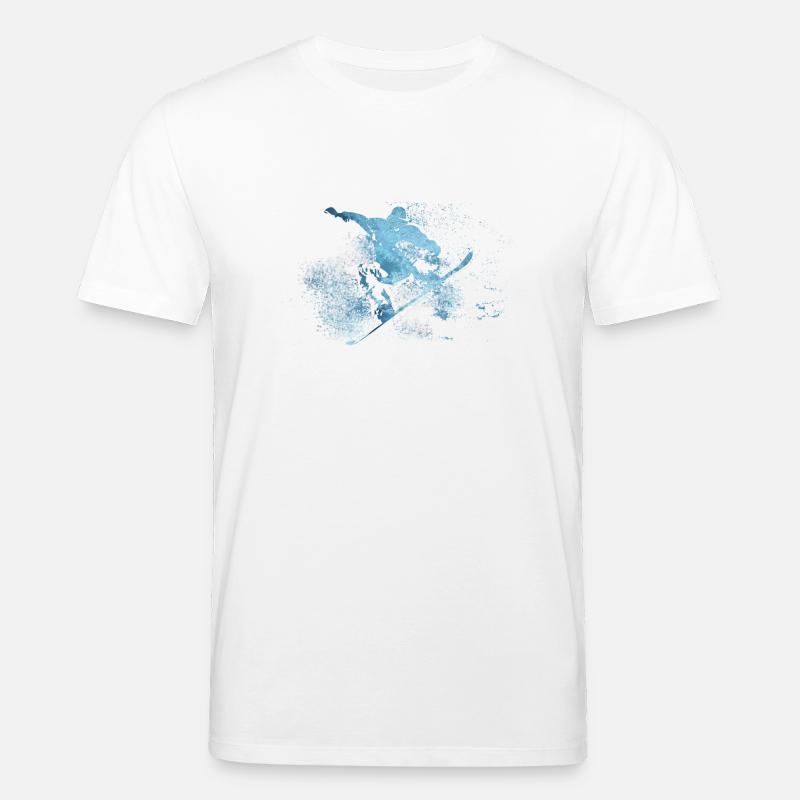 Snowboard - Stanley/Stella Unisex Bio-T-Shirt CREATOR  - Weiß