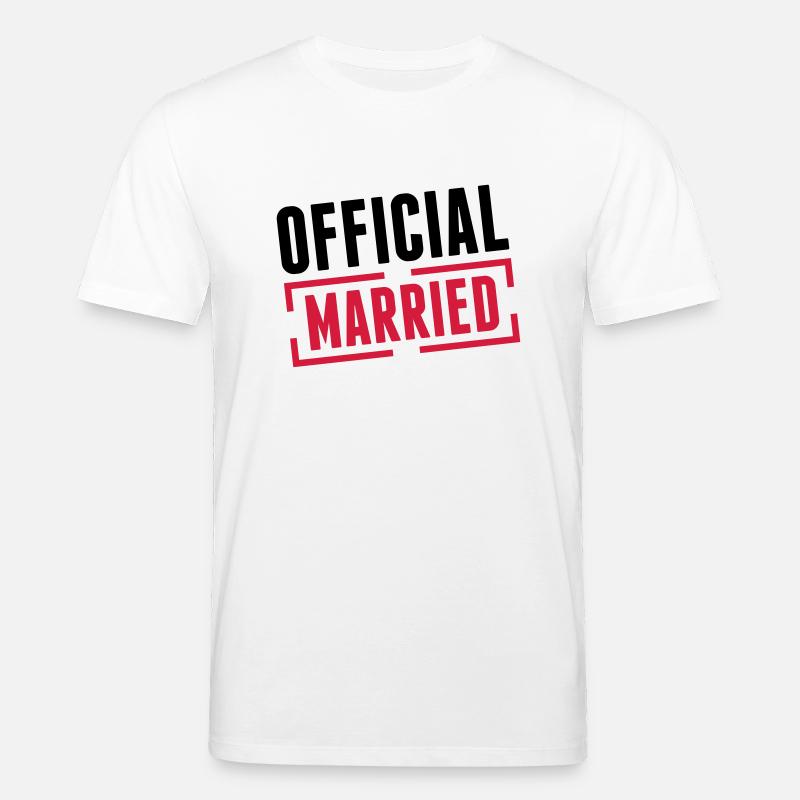 married_official_bx2 - Stanley/Stella Unisex Bio-T-Shirt CREATOR  - Weiß