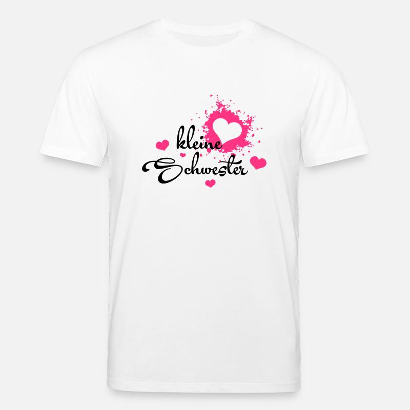 Kleine Schwester - Geschenk - Stanley/Stella Unisex Bio-T-Shirt CREATOR  - Weiß