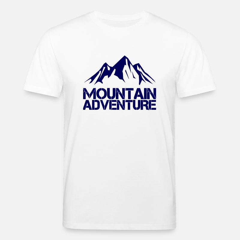 mountain adventure - Stanley/Stella Unisex Bio-T-Shirt CREATOR - Weiß