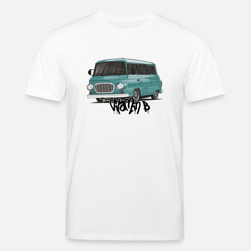 Barkas B1000 // Illustration - T-shirt bio CREATOR Stanley/Stella Unisexe - blanc